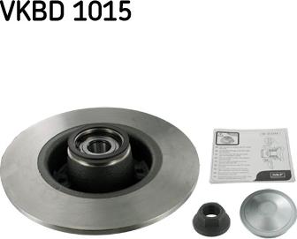 SKF VKBD 1015 - Тормозной диск autodnr.net