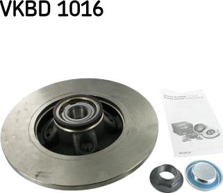 SKF VKBD 1016 - Тормозной диск autodnr.net