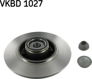 SKF VKBD 1027 - Тормозной диск avtokuzovplus.com.ua