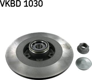 SKF VKBD 1030 - Гальмівний диск autocars.com.ua