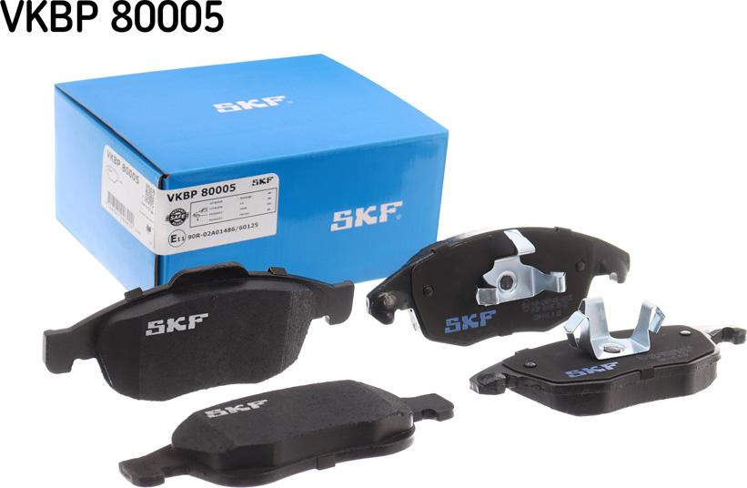 SKF VKBP 80005 - Тормозные колодки, дисковые, комплект autodnr.net