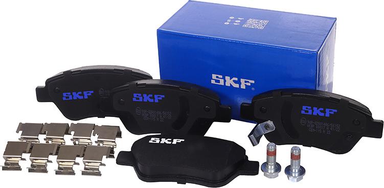 SKF VKBP 80017 A - Тормозные колодки, дисковые, комплект autodnr.net