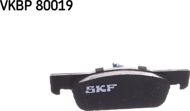 SKF VKBP 80019 - Тормозные колодки, дисковые, комплект autodnr.net
