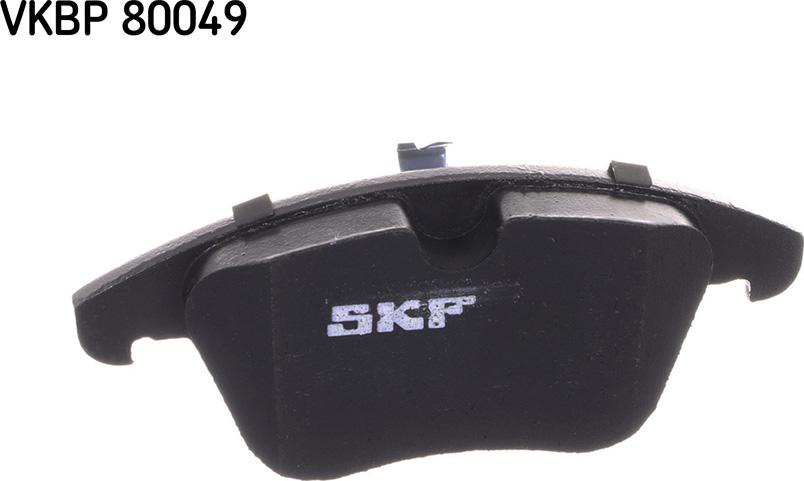 SKF VKBP 80049 - Гальмівні колодки, дискові гальма autocars.com.ua