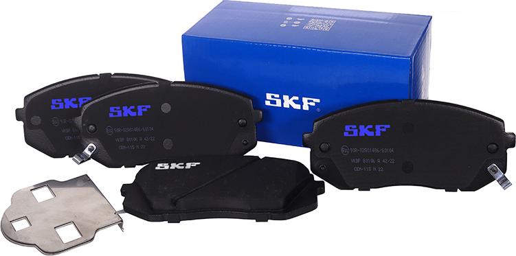 SKF VKBP 80106 A - Тормозные колодки, дисковые, комплект autodnr.net