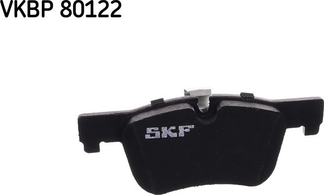 SKF VKBP 80122 - Гальмівні колодки, дискові гальма autocars.com.ua