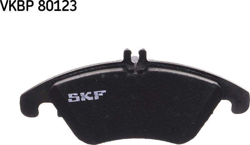 SKF VKBP 80123 - Гальмівні колодки, дискові гальма autocars.com.ua