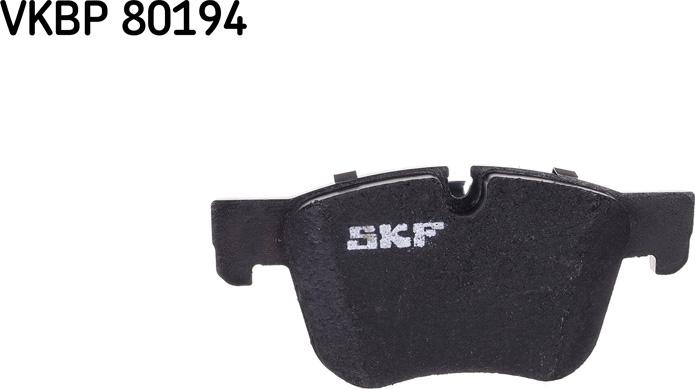 SKF VKBP 80194 - Гальмівні колодки, дискові гальма autocars.com.ua