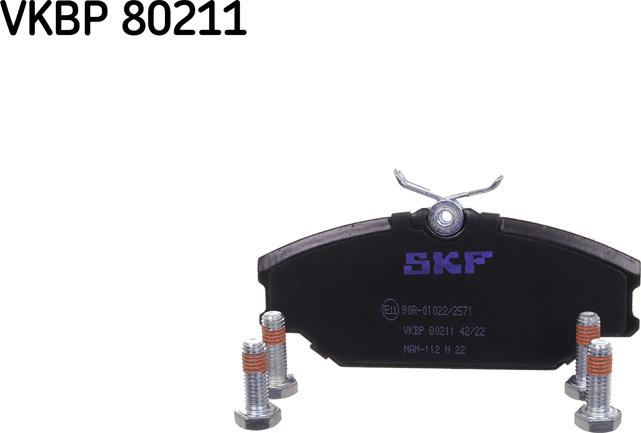 SKF VKBP 80211 - Тормозные колодки, дисковые, комплект avtokuzovplus.com.ua