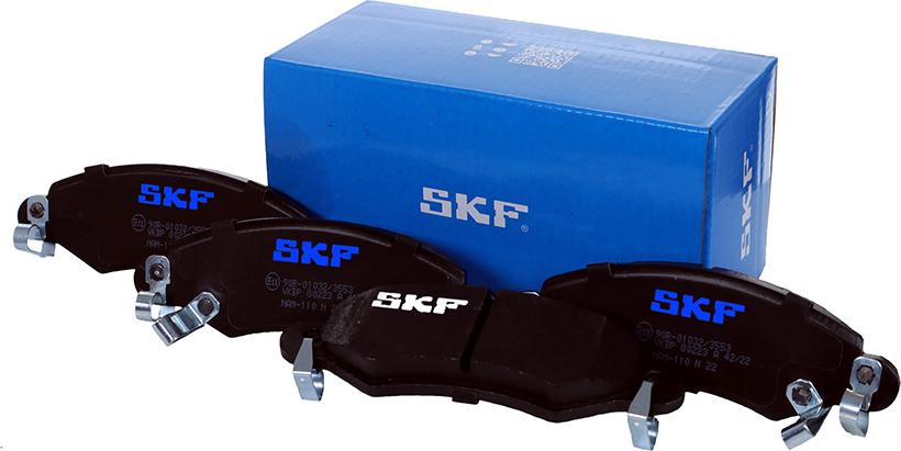 SKF VKBP 80223 A - Гальмівні колодки, дискові гальма autocars.com.ua