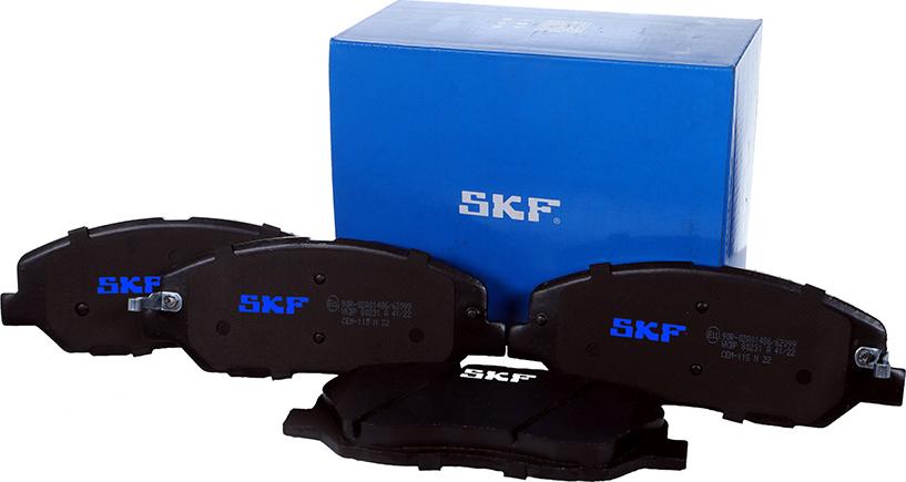 SKF VKBP 80231 A - Тормозные колодки, дисковые, комплект avtokuzovplus.com.ua