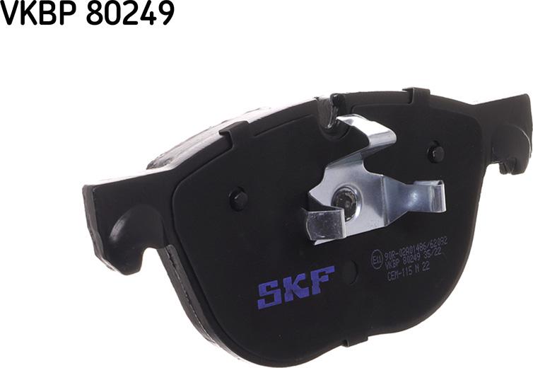 SKF VKBP 80249 - Тормозные колодки, дисковые, комплект autodnr.net