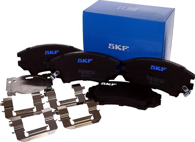 SKF VKBP 80264 A - Гальмівні колодки, дискові гальма autocars.com.ua