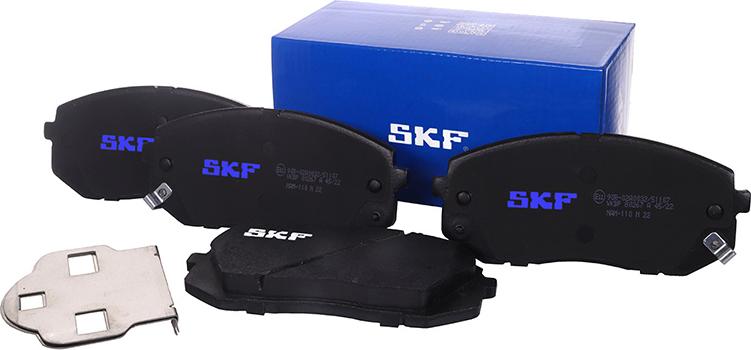 SKF VKBP 80267 A - Тормозные колодки, дисковые, комплект autodnr.net