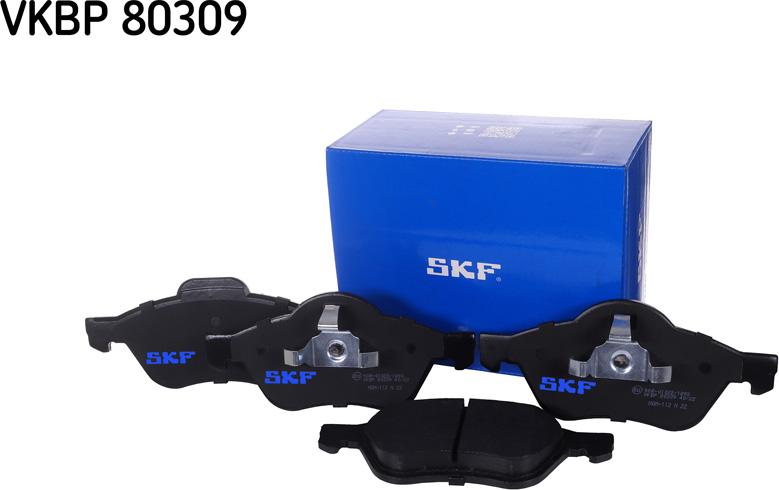 SKF VKBP 80309 - Тормозные колодки, дисковые, комплект autodnr.net