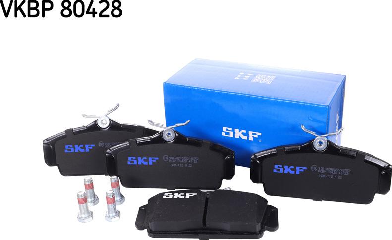 SKF VKBP 80428 - Тормозные колодки, дисковые, комплект autodnr.net