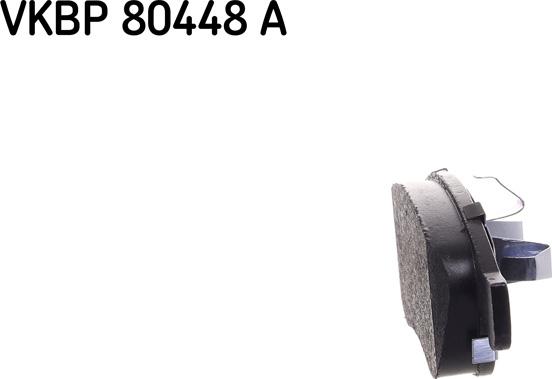 SKF VKBP 80448 A - Тормозные колодки, дисковые, комплект avtokuzovplus.com.ua