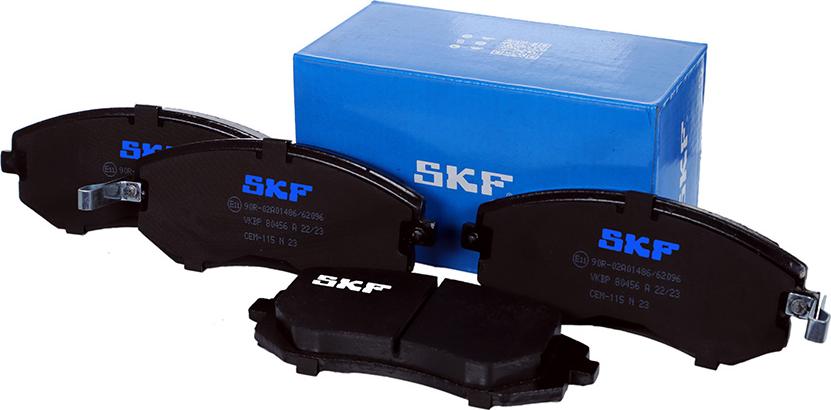 SKF VKBP 80456 A - Тормозные колодки, дисковые, комплект autodnr.net