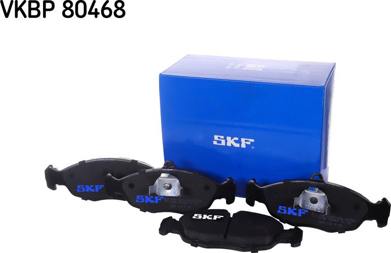SKF VKBP 80468 - Тормозные колодки, дисковые, комплект autodnr.net