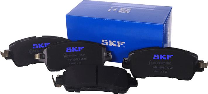 SKF VKBP 80478 A - Тормозные колодки, дисковые, комплект avtokuzovplus.com.ua