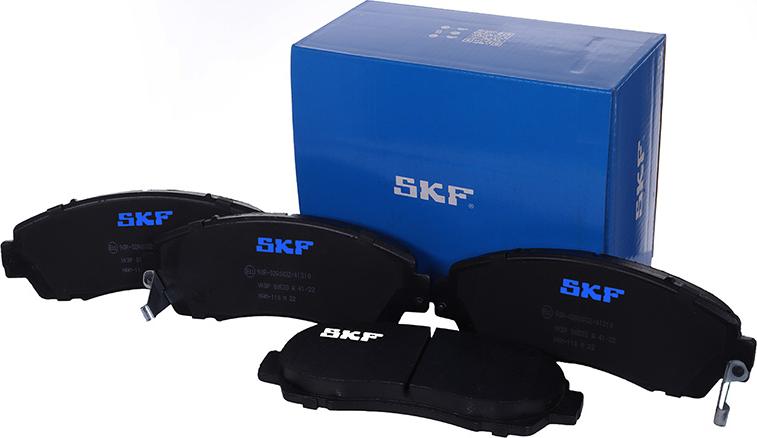 SKF VKBP 80533 A - Гальмівні колодки, дискові гальма autocars.com.ua