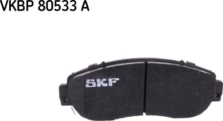 SKF VKBP 80533 A - Гальмівні колодки, дискові гальма autocars.com.ua