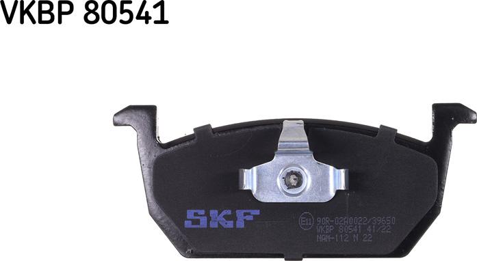 SKF VKBP 80541 - Гальмівні колодки, дискові гальма autocars.com.ua