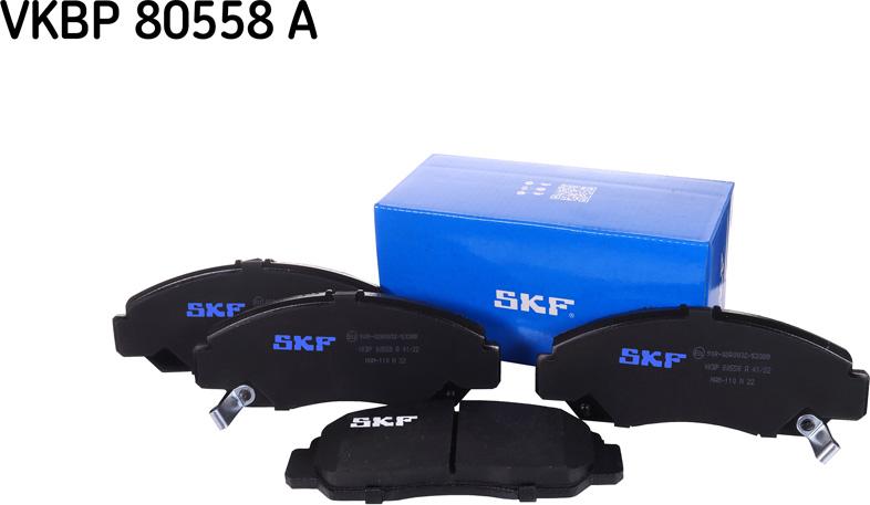 SKF VKBP 80558 A - Гальмівні колодки, дискові гальма autocars.com.ua