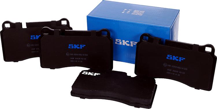 SKF VKBP 80609 - Тормозные колодки, дисковые, комплект autodnr.net