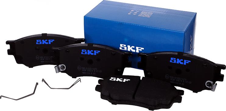 SKF VKBP 80619 A - Гальмівні колодки, дискові гальма autocars.com.ua