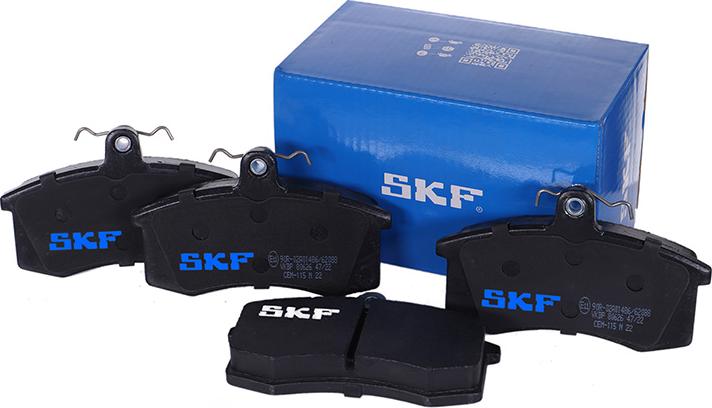 SKF VKBP 80626 - Тормозные колодки, дисковые, комплект avtokuzovplus.com.ua