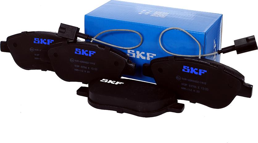 SKF VKBP 80766 E - Тормозные колодки, дисковые, комплект autodnr.net