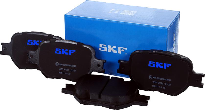 SKF VKBP 81024 - Гальмівні колодки, дискові гальма autocars.com.ua