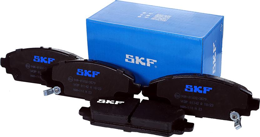 SKF VKBP 81142 A - Гальмівні колодки, дискові гальма autocars.com.ua