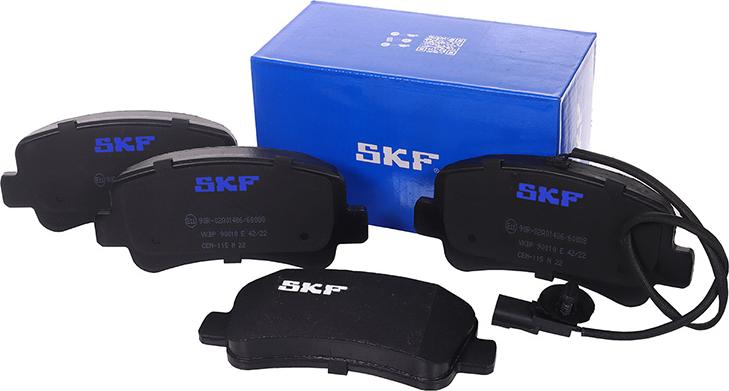 SKF VKBP 90010 E - Тормозные колодки, дисковые, комплект autodnr.net