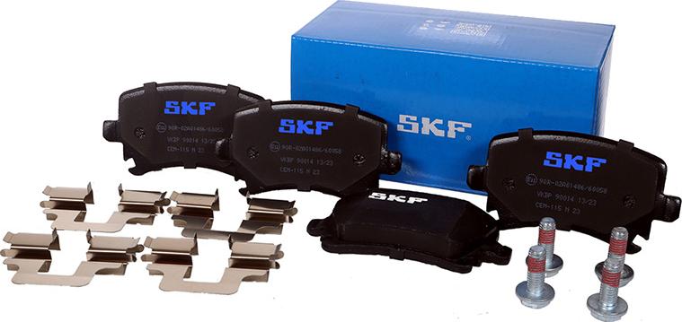SKF VKBP 90014 - Тормозные колодки, дисковые, комплект autodnr.net