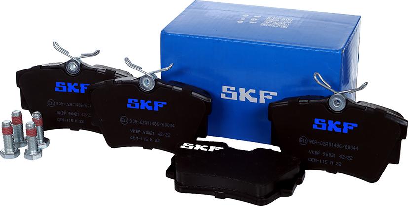 SKF VKBP 90021 - Тормозные колодки, дисковые, комплект autodnr.net