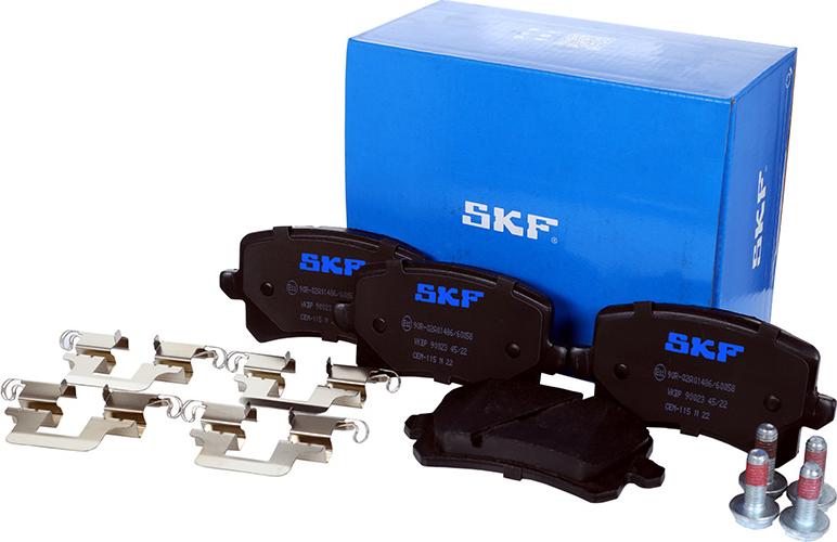 SKF VKBP 90023 - Тормозные колодки, дисковые, комплект autodnr.net