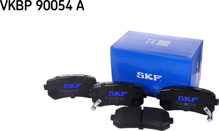 SKF VKBP 90054 A - Тормозные колодки, дисковые, комплект autodnr.net