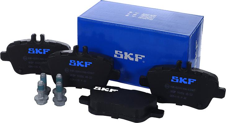 SKF VKBP 90056 - Тормозные колодки, дисковые, комплект avtokuzovplus.com.ua