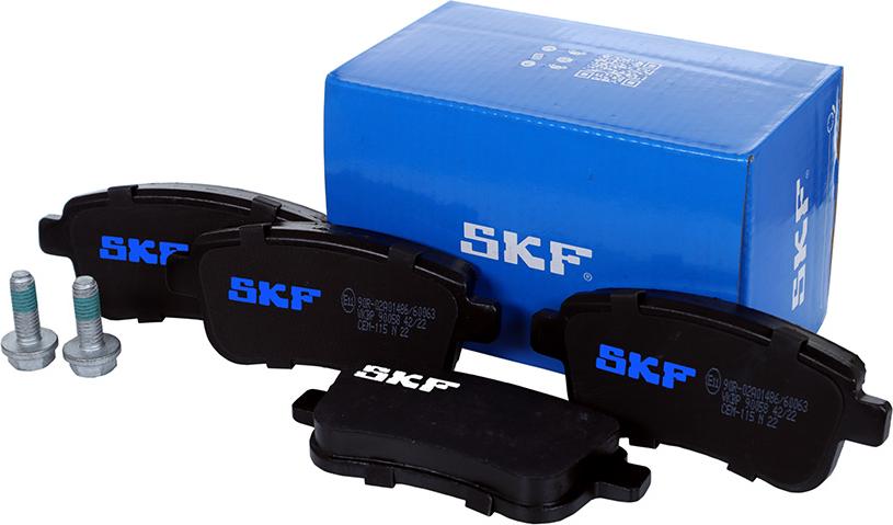 SKF VKBP 90058 - Тормозные колодки, дисковые, комплект autodnr.net