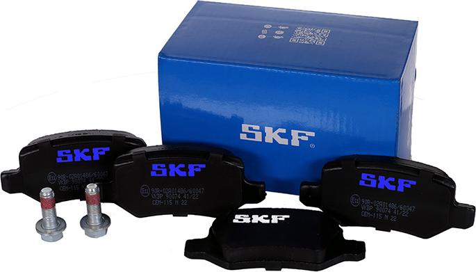 SKF VKBP 90074 - Гальмівні колодки, дискові гальма autocars.com.ua