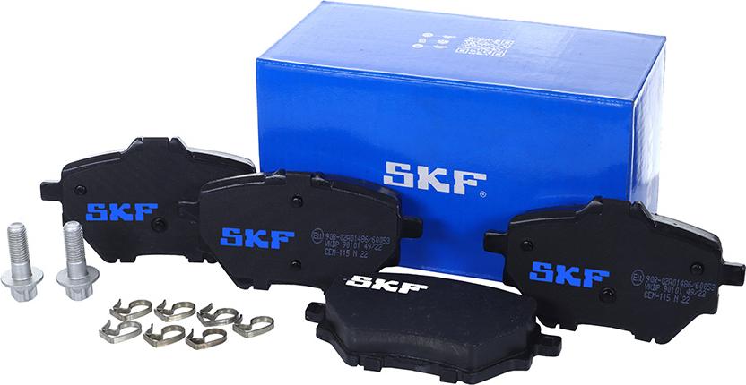 SKF VKBP 90101 - Тормозные колодки, дисковые, комплект avtokuzovplus.com.ua