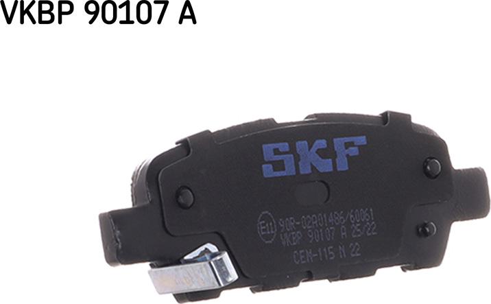 SKF VKBP 90107 A - Тормозные колодки, дисковые, комплект autodnr.net