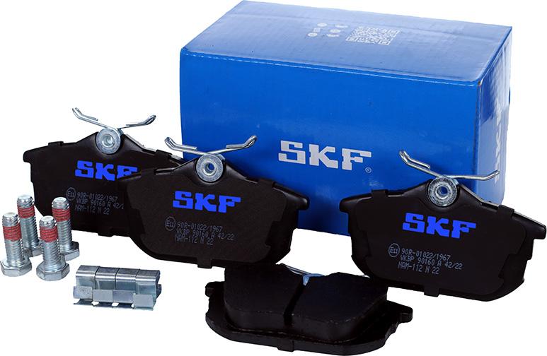 SKF VKBP 90160 A - Тормозные колодки, дисковые, комплект autodnr.net