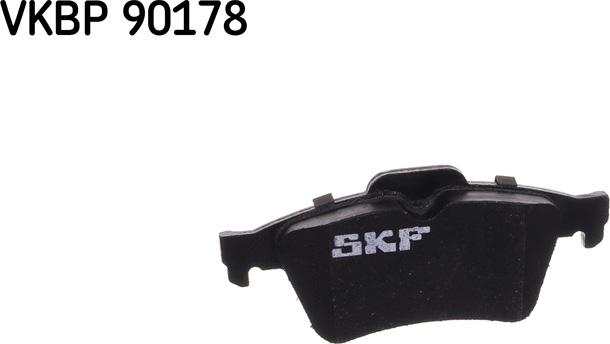 SKF VKBP 90178 - Гальмівні колодки, дискові гальма autocars.com.ua