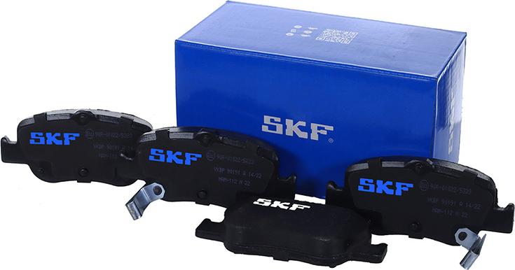 SKF VKBP 90191 A - Тормозные колодки, дисковые, комплект autodnr.net