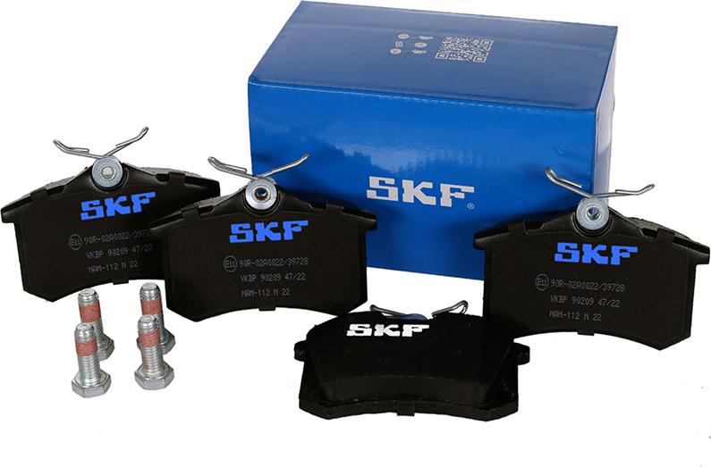 SKF VKBP 90209 - Тормозные колодки, дисковые, комплект autodnr.net
