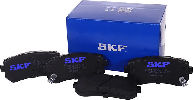 SKF VKBP 90265 A - Тормозные колодки, дисковые, комплект autodnr.net