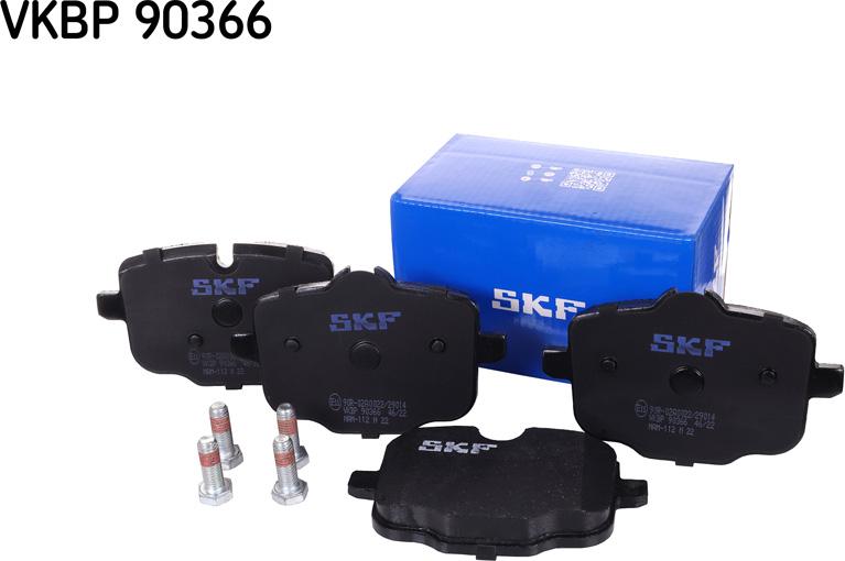 SKF VKBP 90366 - Тормозные колодки, дисковые, комплект autodnr.net